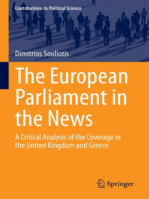 Title details for The European Parliament in the News by Dimitrios Souliotis - Available